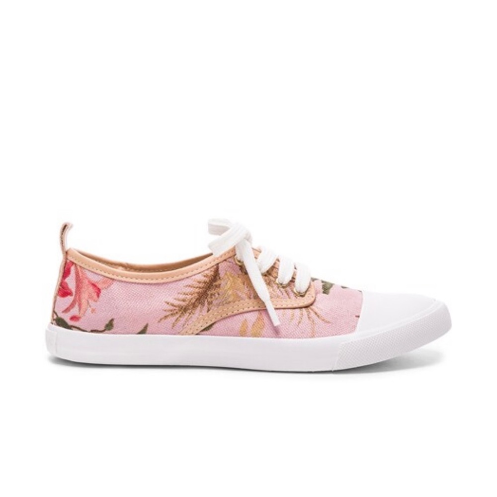 Zimmermann Pink Tropical Print Sneakers sz. 38